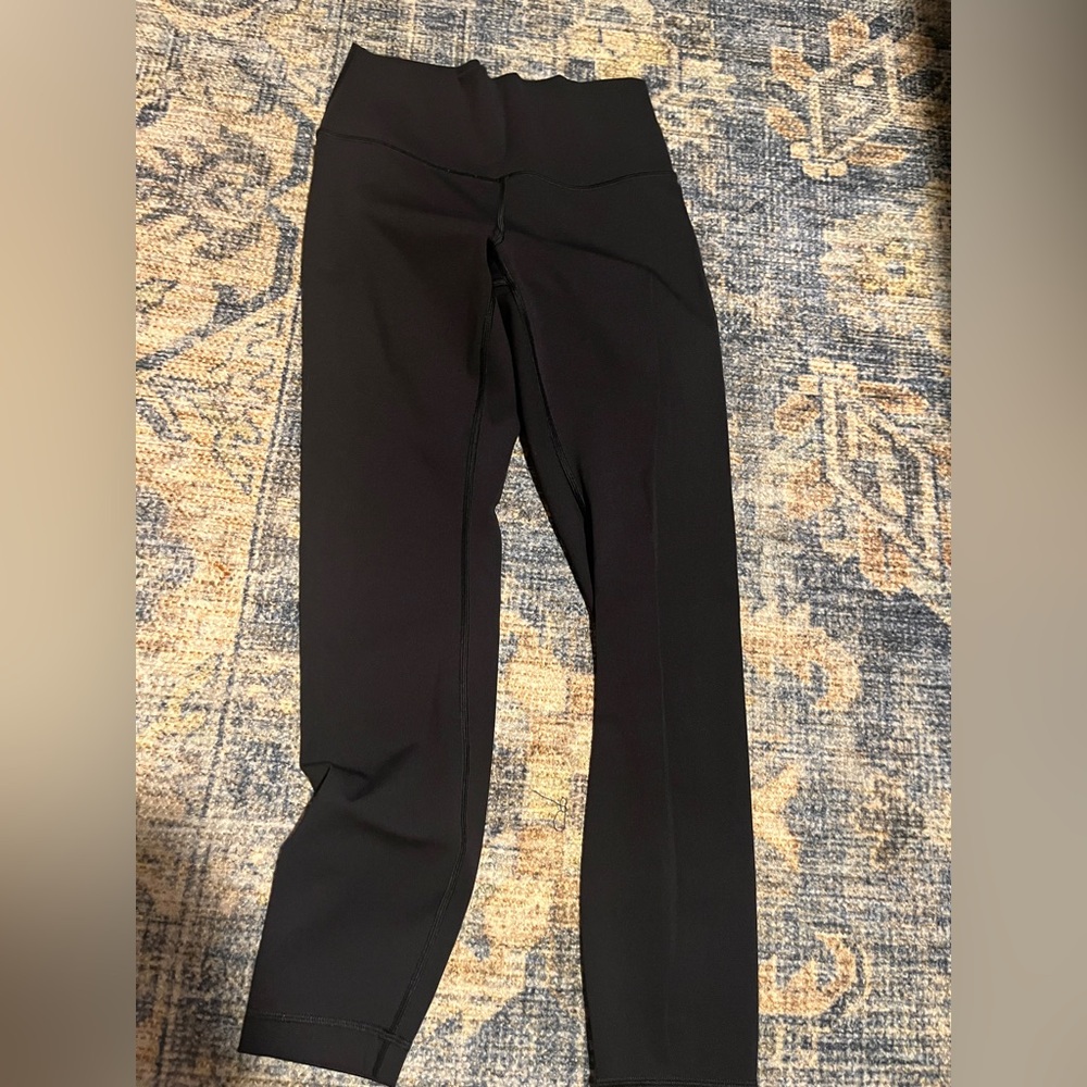 Lululemon Black High-Waisted Leggings.  Size 6 25” inseam.  Great condition.